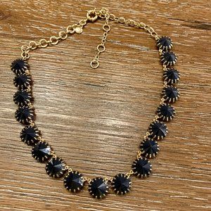JCrew black beads necklace